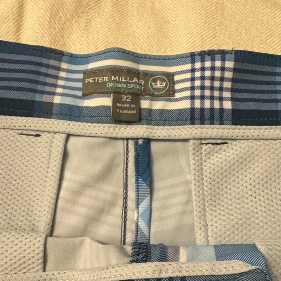 Peter Millar Blue Men's Hybrid Golf Shorts 32 Union League of Philadelphia - Picture 4 of 6